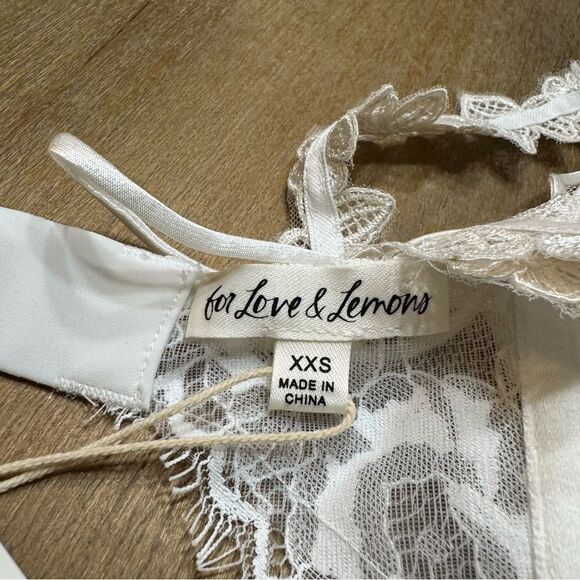 For Love And Lemons White Lace Wedding Dress - Picture 12 of 15